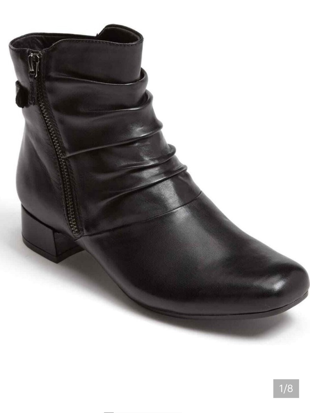 Earth Womens WickWire Black Leather Boots Size 7.5 D
